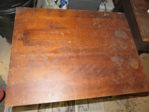Side table - top, before